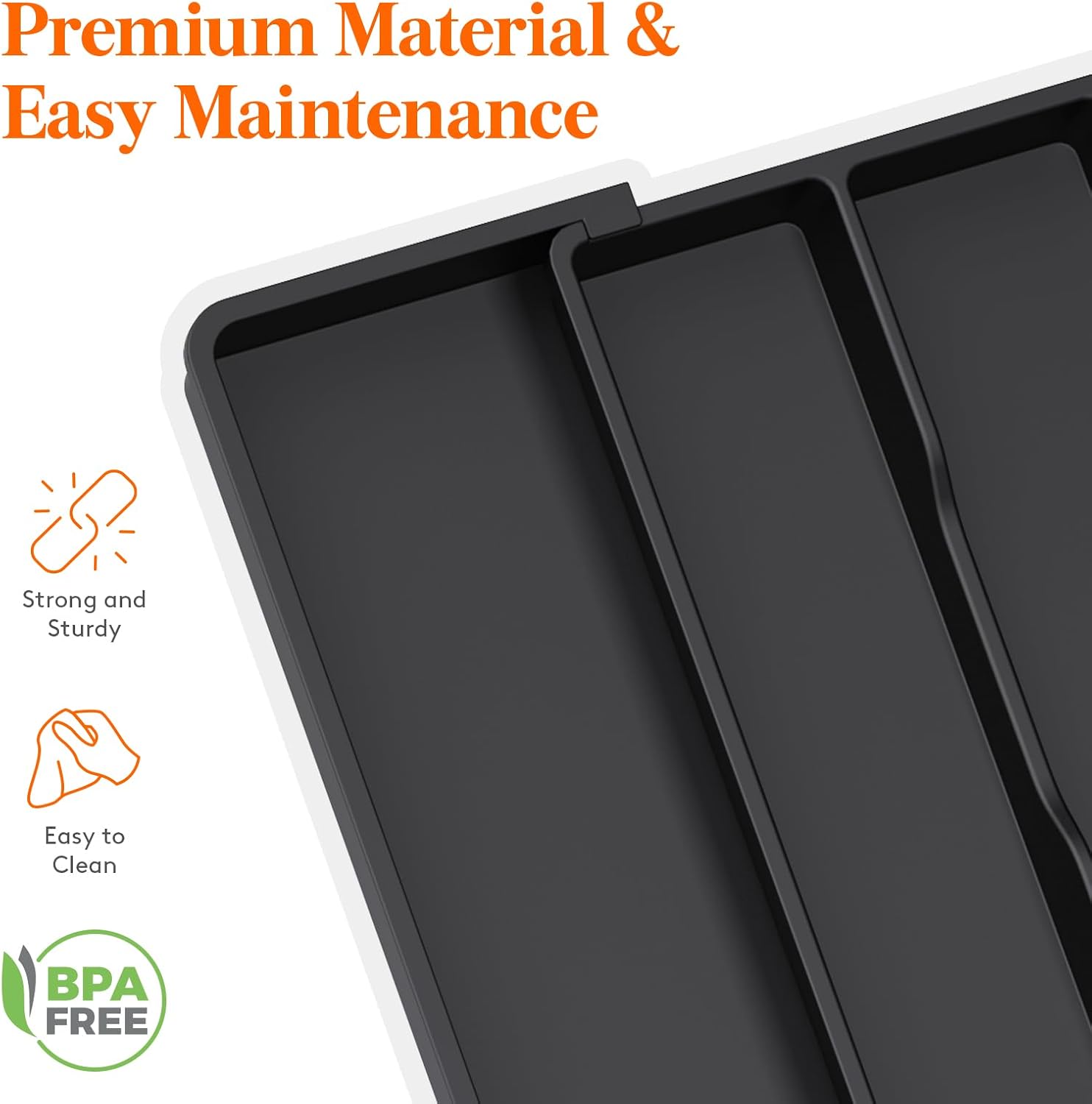 Thumbnail 5 de Lifewit Utensil Organizer Expandable 13"-22" Drawer