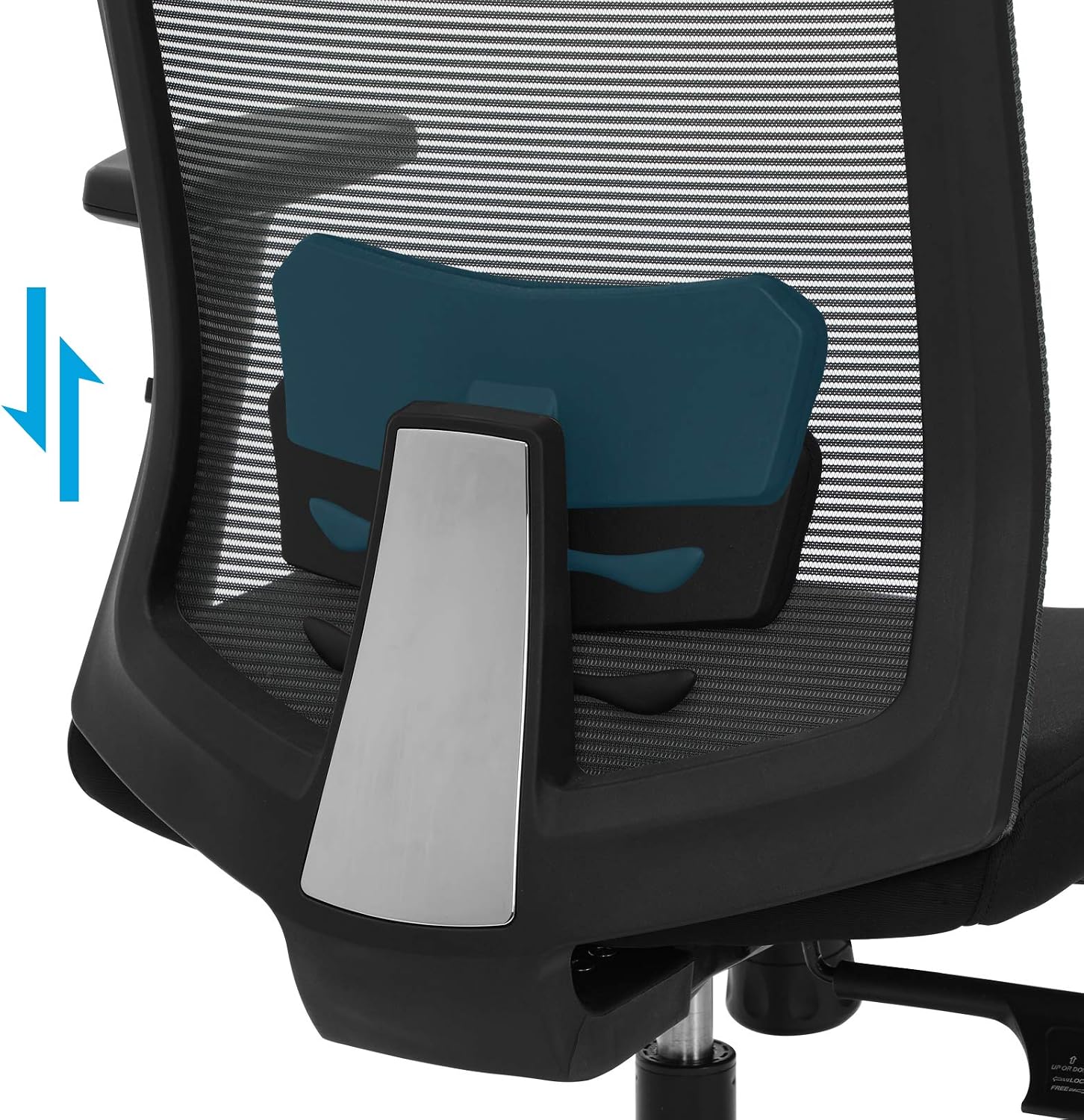 Thumbnail 5 de SONGMICS OBN55BG Sedia da Ufficio Ergonomica 120°