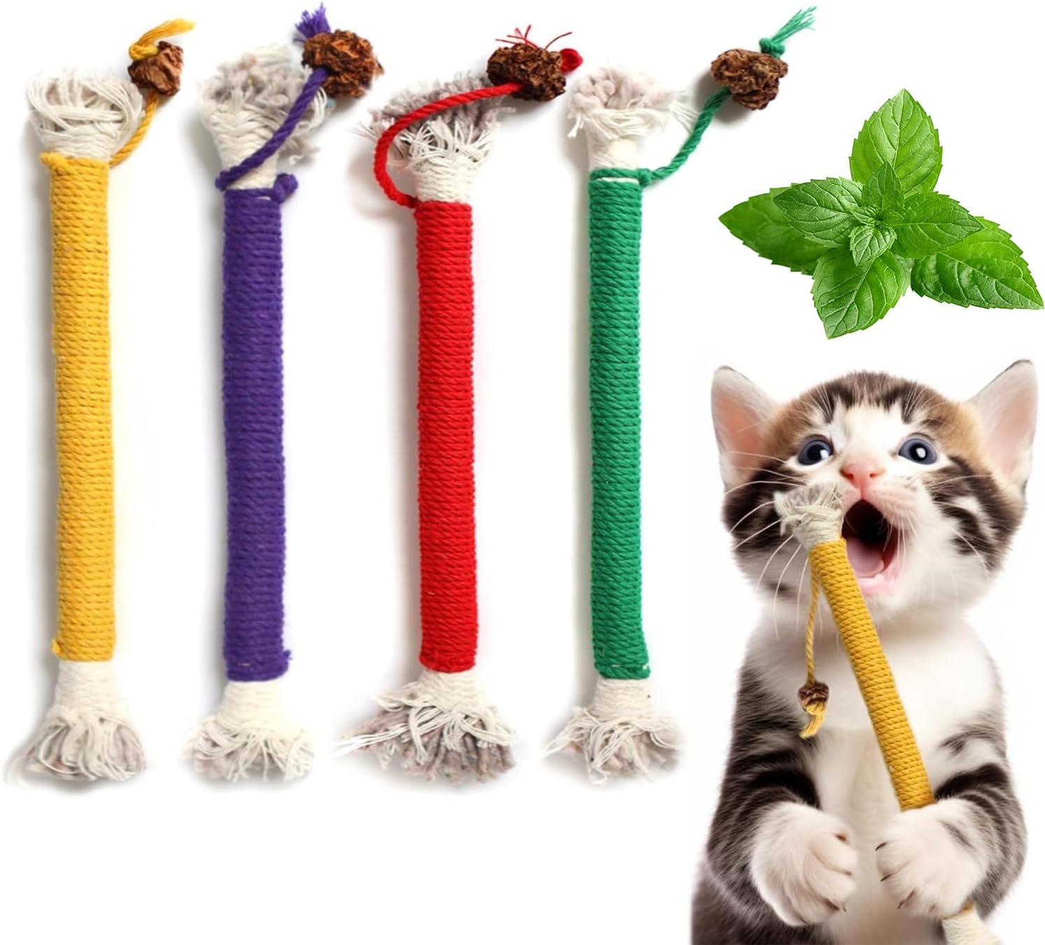Thumbnail 6 de SUOXU cat chew rope toy