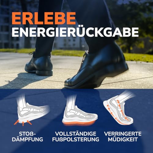 Detalle de Dr. Scholl’s Advanced Einlegesohlen für Damen und Herren, EU 43,5–44