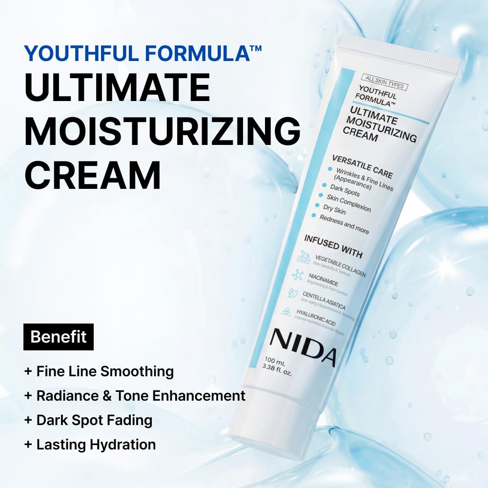 Detalle de NIDA Youthful Formula™ Ultimate Moisturizing Cream, 3.38 fl oz Face Moisturizer