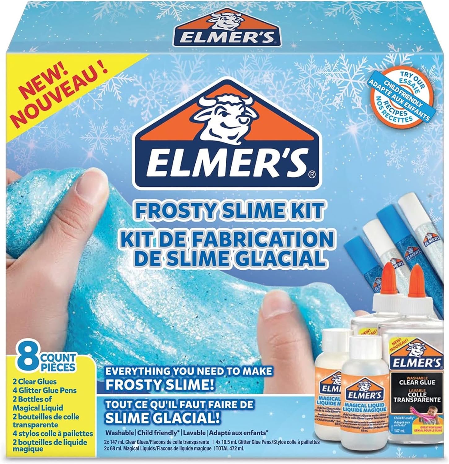 Thumbnail 6 de Elmer's kit pour slime coloré 4 pièces 🎨