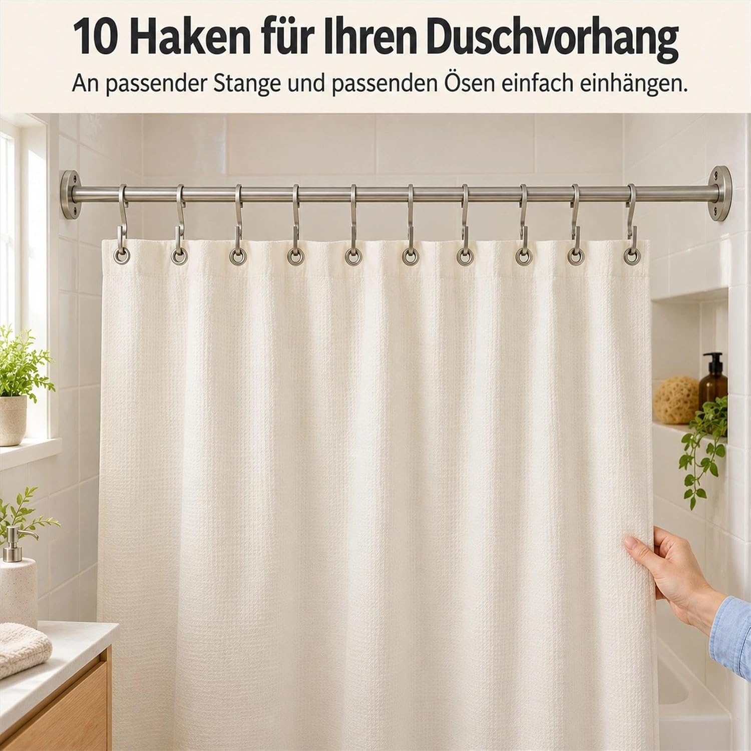 Thumbnail 5 de ilauke AHGRD012085 S-haken van 304 roestvrij staal, set van 10