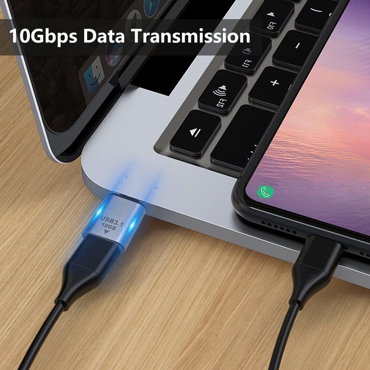 Detalle 2 de Duttek Adaptateur USB C 10 Gbps