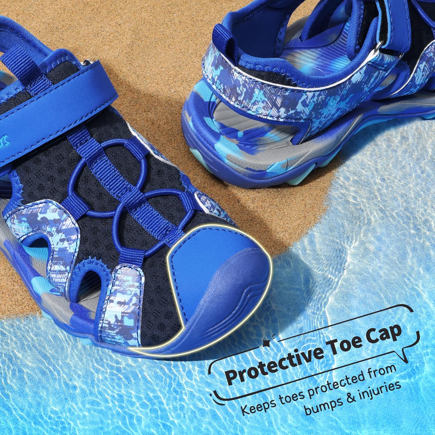 Thumbnail 2 de DREAM PAIRS Sandali Sportivi per Bambini Unisex – Punta Chiusa, Leggeri e Antiscivolo