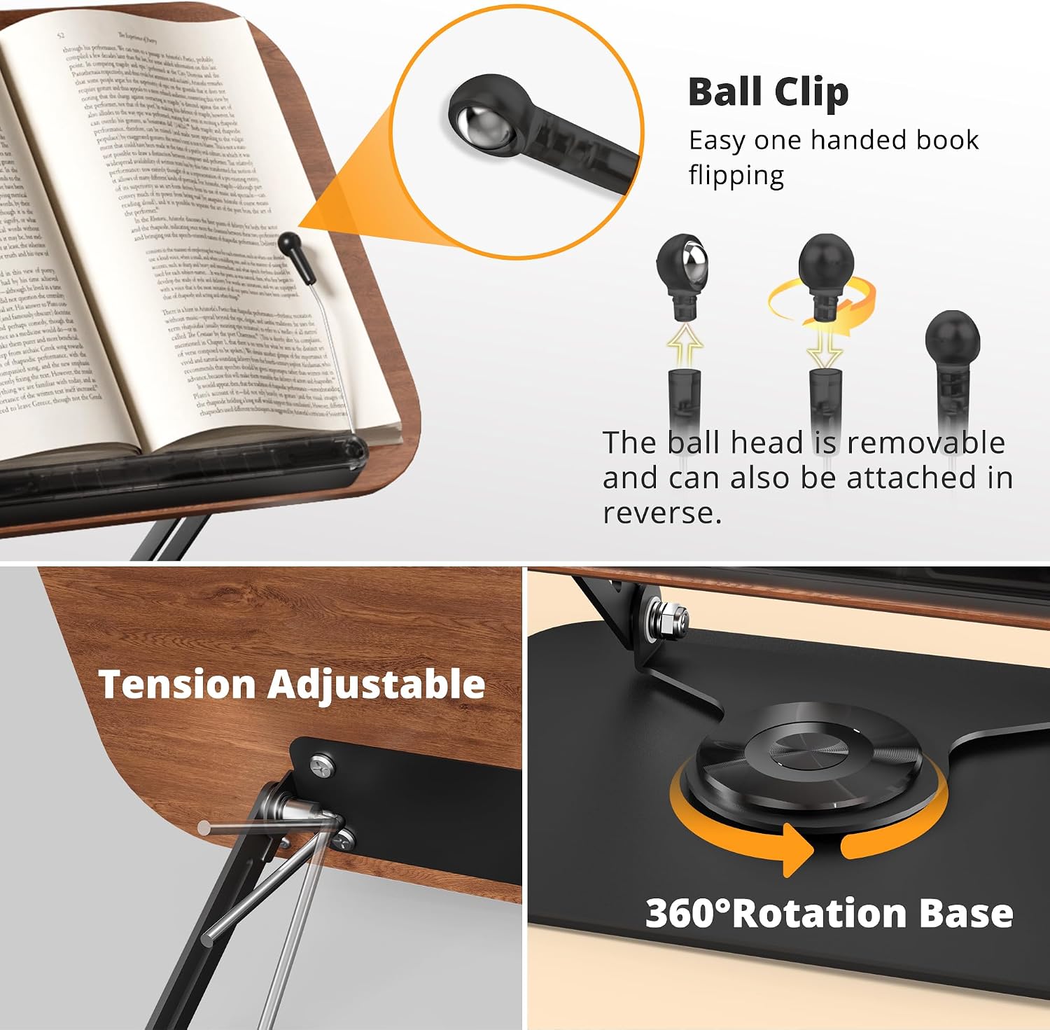 Thumbnail 6 de SupeDesk Book Stand with 360° Rotating Bases