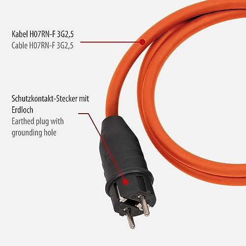 Detalle de Brennenstuhl Cable adaptador CEE 1,5 m para camping 🔌