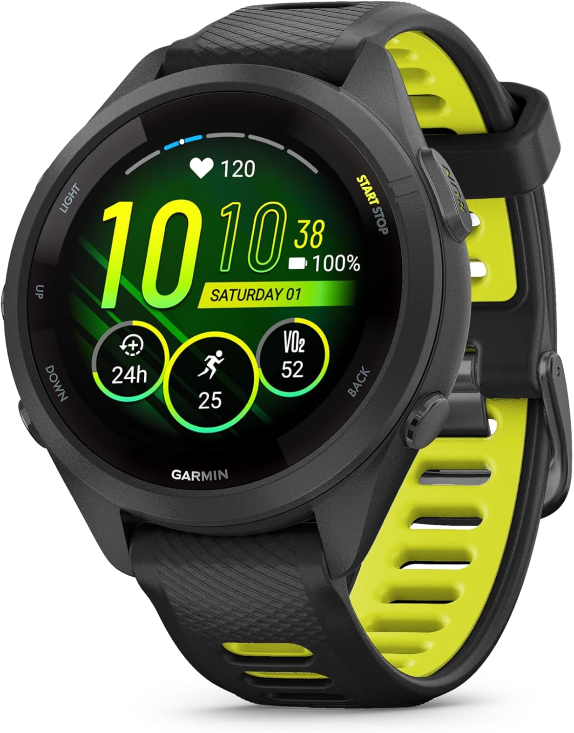 Thumbnail 6 de Garmin Forerunner 265 – Montre GPS de running avec écran AMOLED et bracelet turquoise/noir