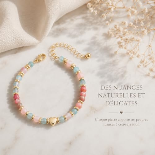 Thumbnail 3 de Lueaurra Bracelet Femme – Pierre Naturelle, Cadeau Élégant pour Femme