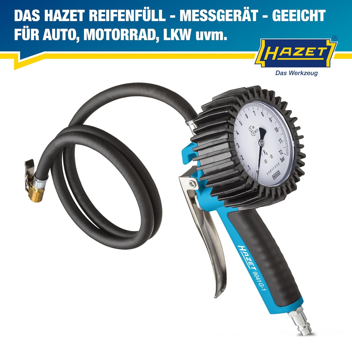 Detalle 2 de Hazet Reifenfüll-Messgerät 9041G-1 I