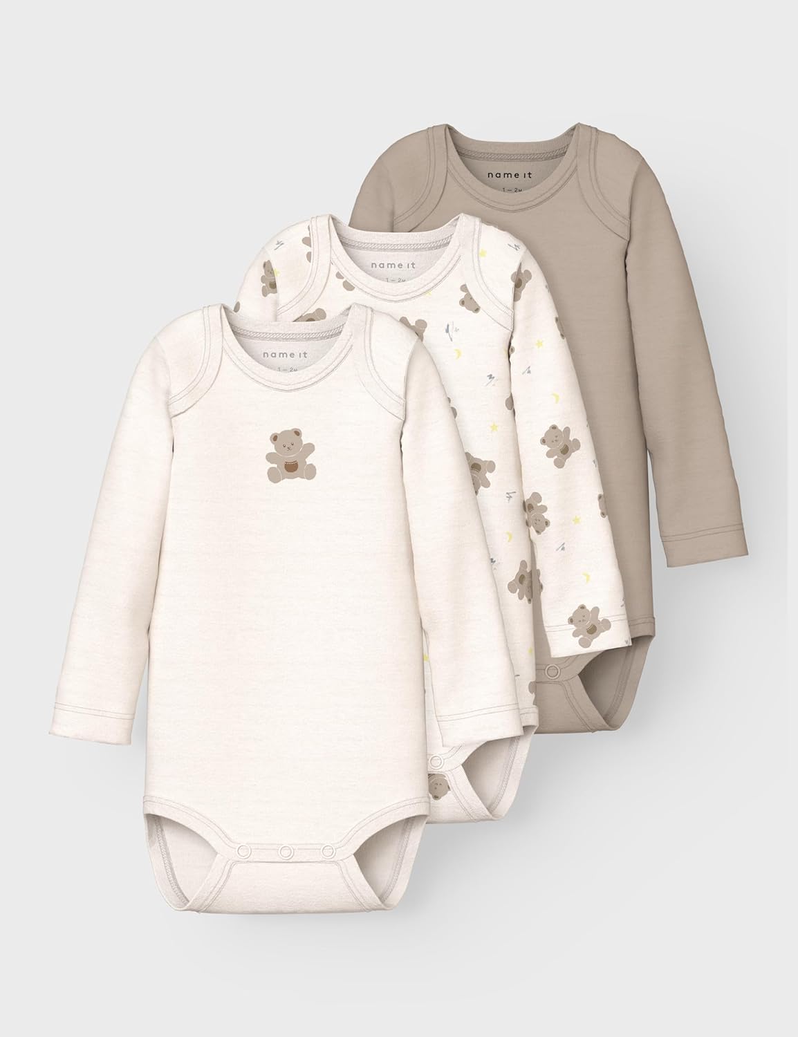 Thumbnail 2 de NAME IT Nbnbody 3P LS Jet Stream Bear Noos (Pacco da 3) Unisex-Adulto