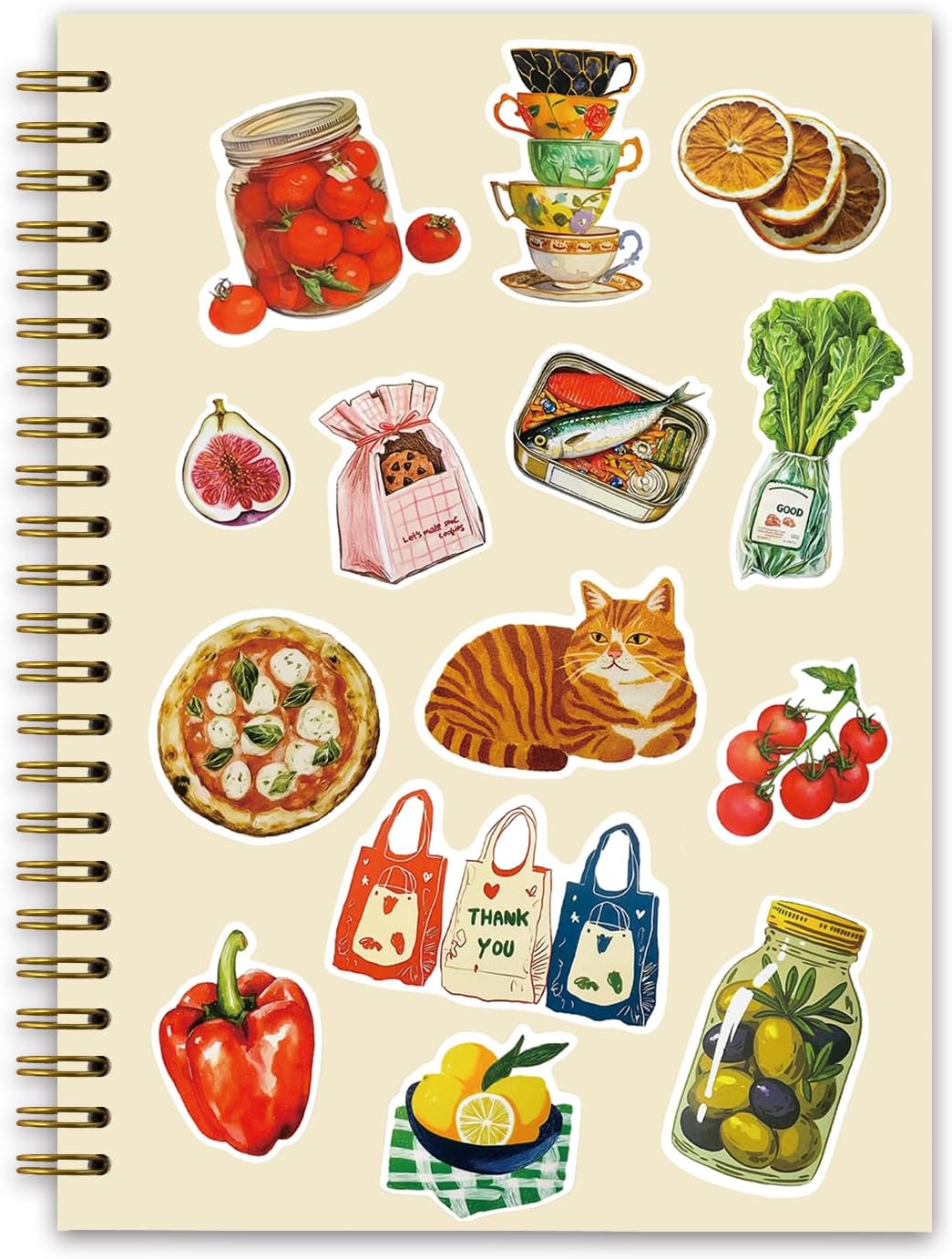 Detalle de NaZaUK Spiral Notebook 5.5 x 8.3 Inch