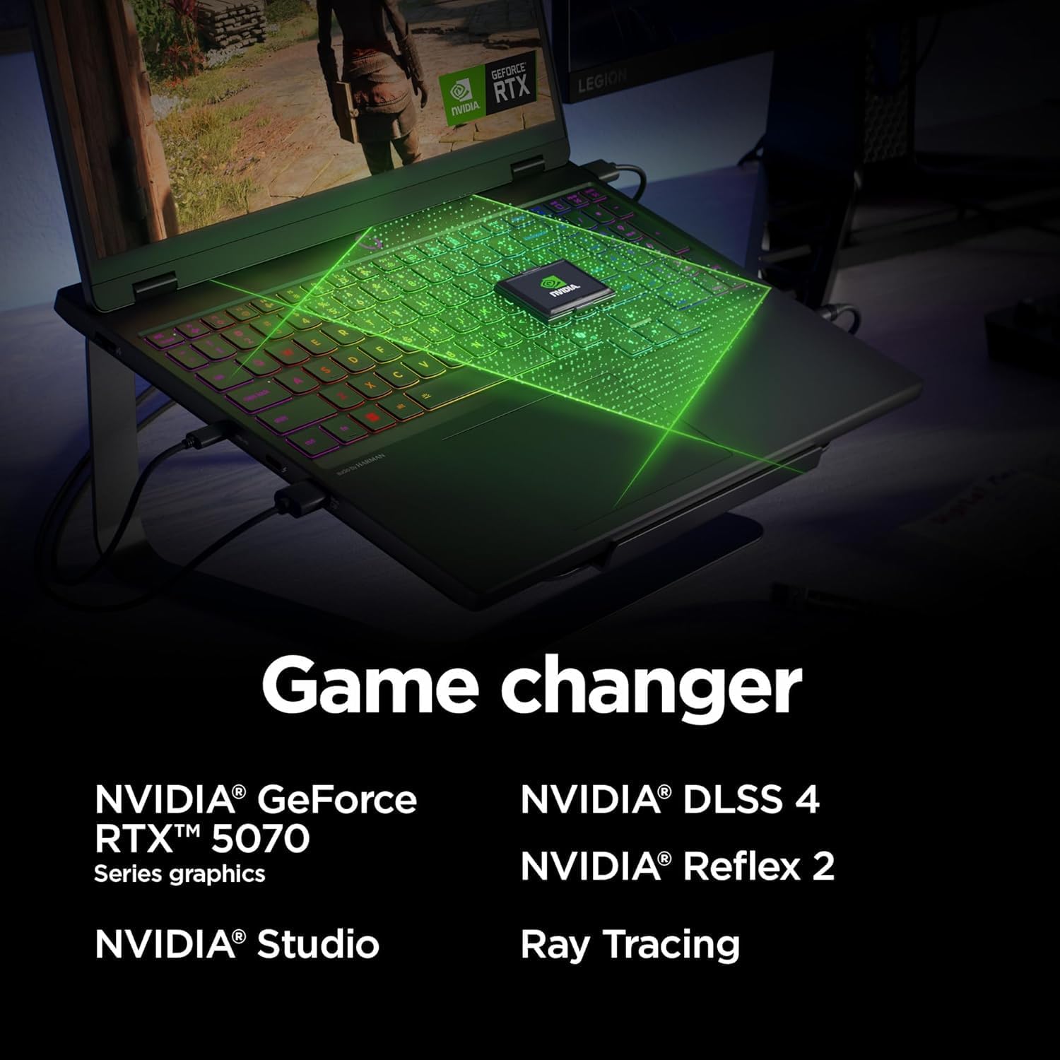 Detalle de Lenovo Legion 5i Gaming Laptop with Intel Core i7-14700HX and PureSight OLED (15-inch, 2.5K)