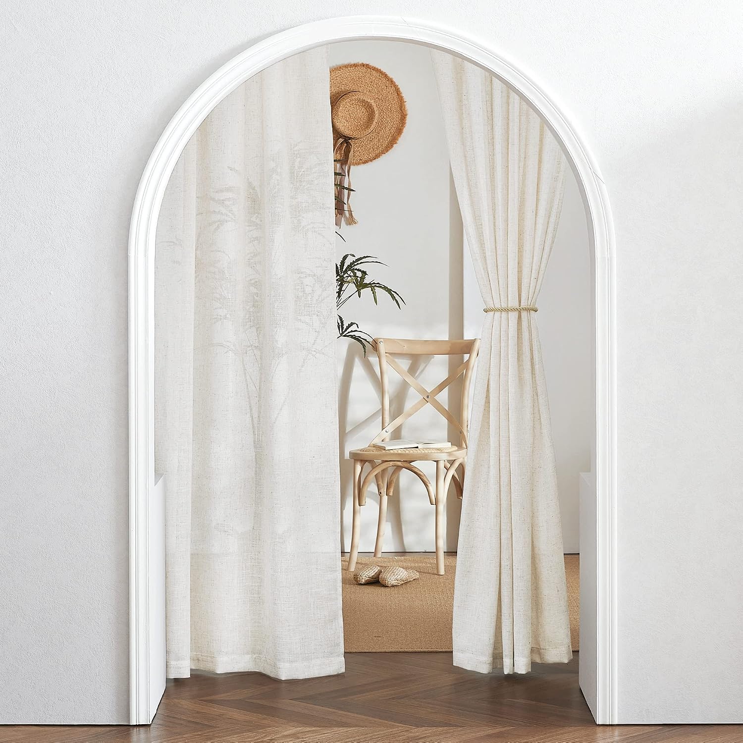 Thumbnail 6 de RYB HOME 52" x 108" Linen Curtains