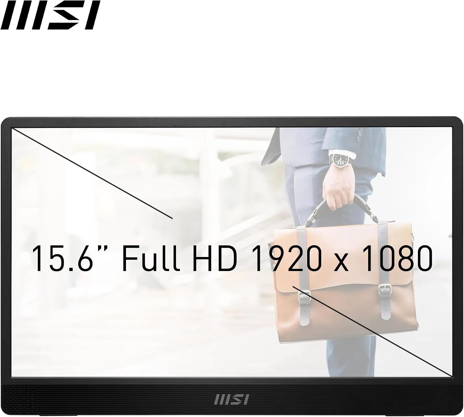Detalle 2 de MSI PRO MP161 E2 15.6in Portable Monitor