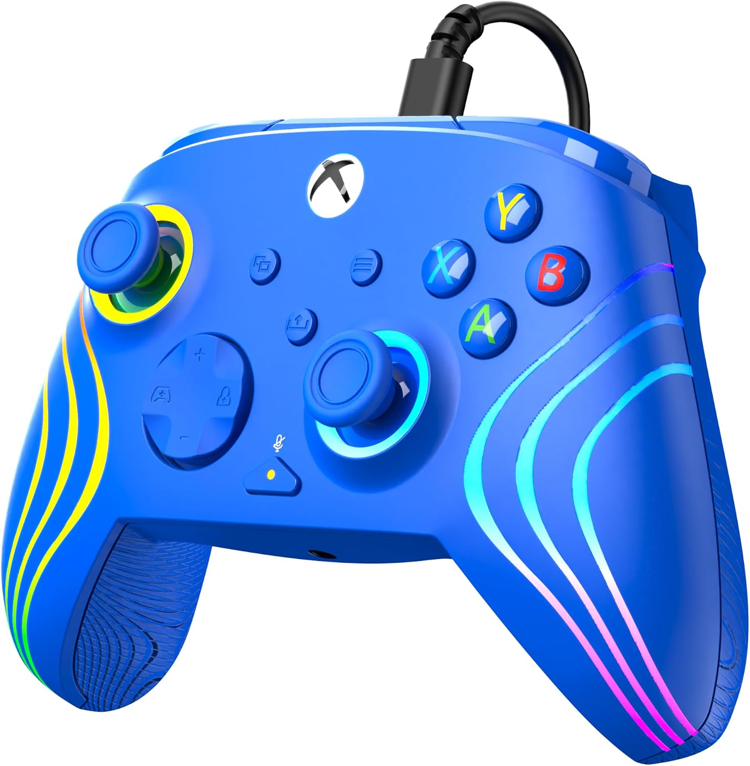 Detalle 2 de Turtle Beach Afterglow Wave Blue wired controller