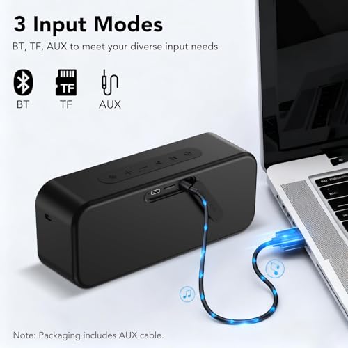 Thumbnail 5 de Altavoz Bluetooth portátil IKT 40W con Bluetooth 5.4, TWS y luz RGB IPX7