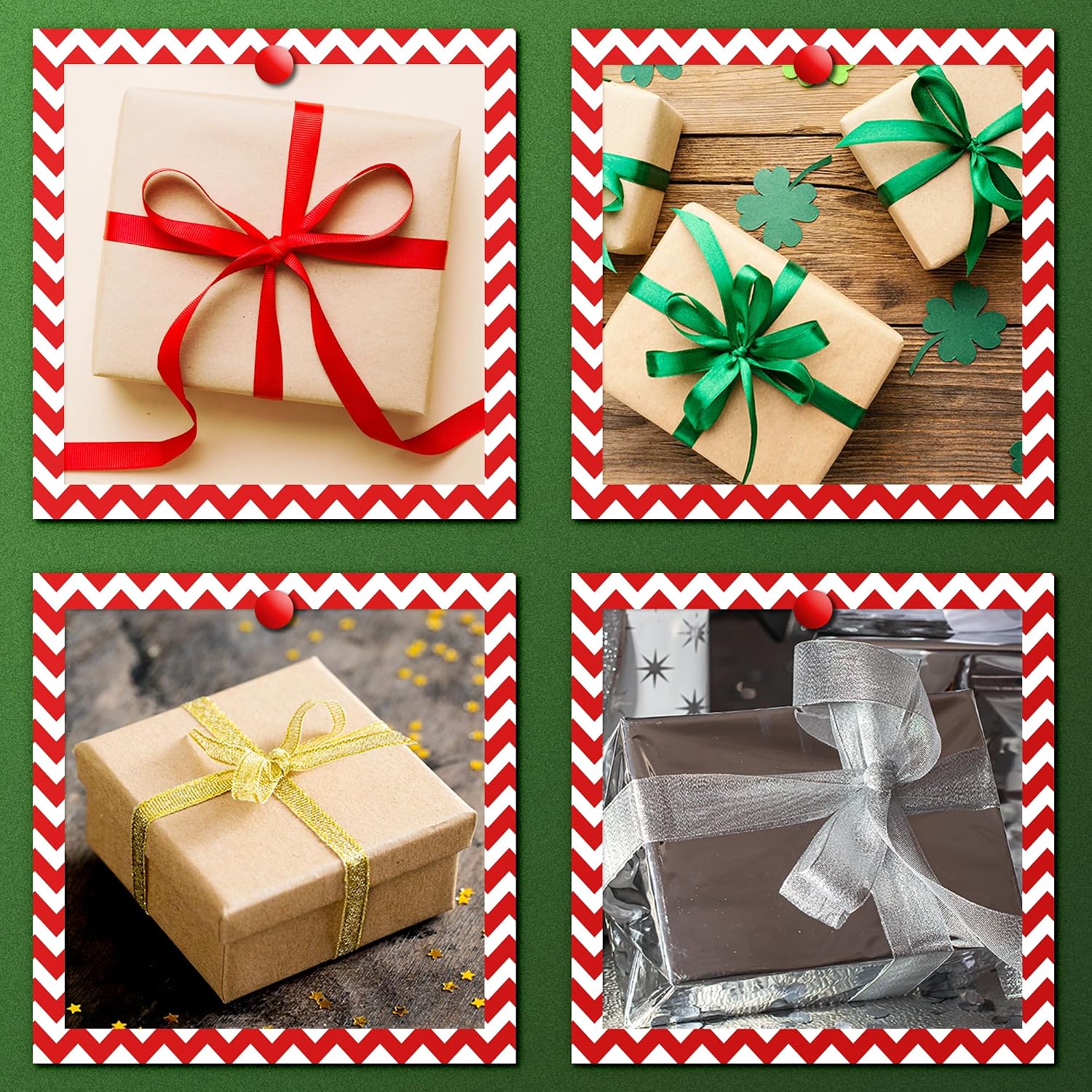 Thumbnail 3 de Christmas Ribbons, 100 Yards