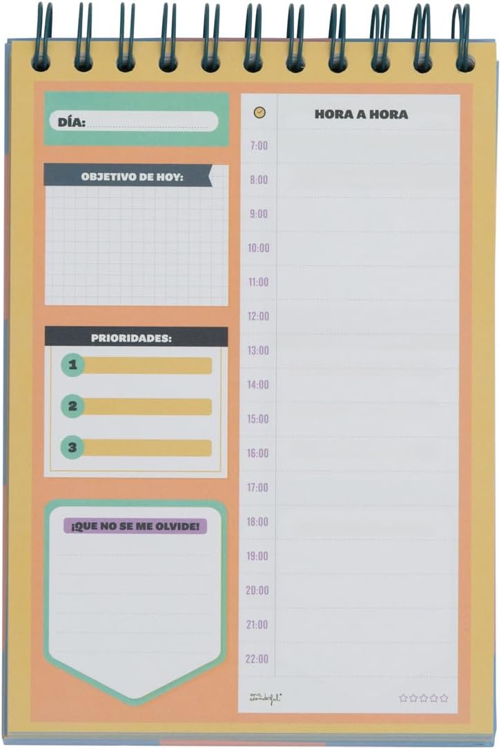 Thumbnail 3 de Mr. Wonderful Planificador vertical diario con pegatinas ✨