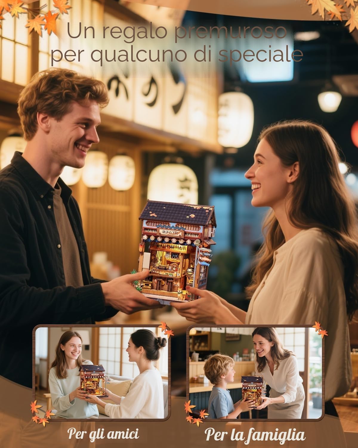Thumbnail 6 de CUTEBEE Kit Book Nook per Adulti – Miniatura Izakaya Giapponese in Legno, Puzzle 3D