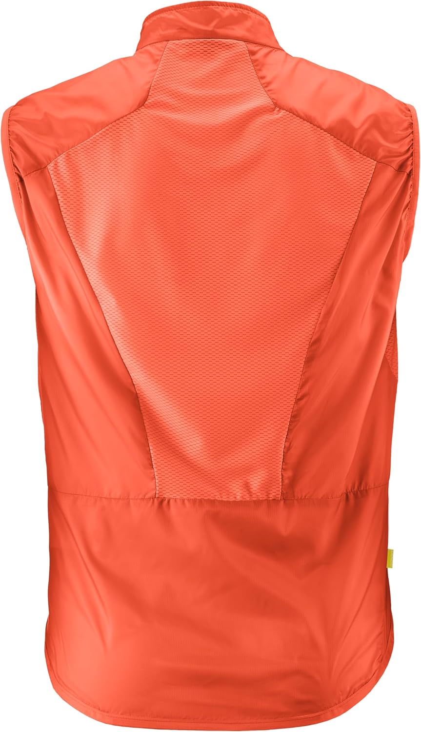 Detalle 2 de Gonso Road Vest Wind M 3003163 – kamizelka przeciwwiatrowa, fiesta red, L