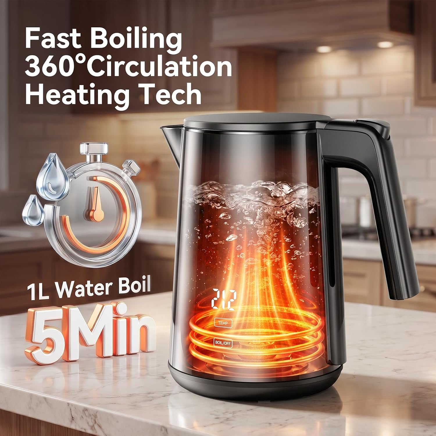 Detalle de Electric Kettle 1.0L