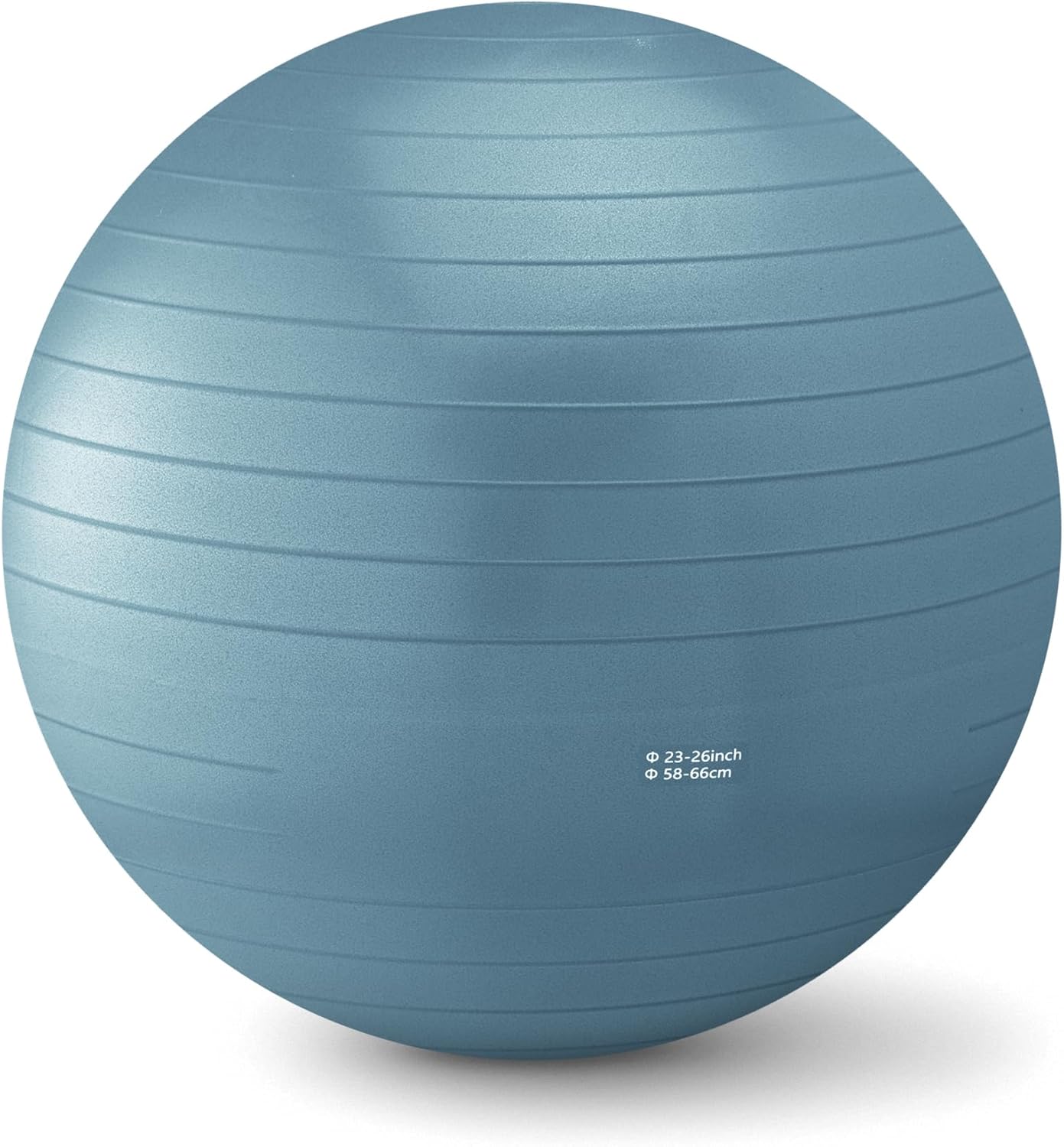 Detalle de Amazon Basics Anti-Burst Exercise Ball with Pump, 23-26" Diameter