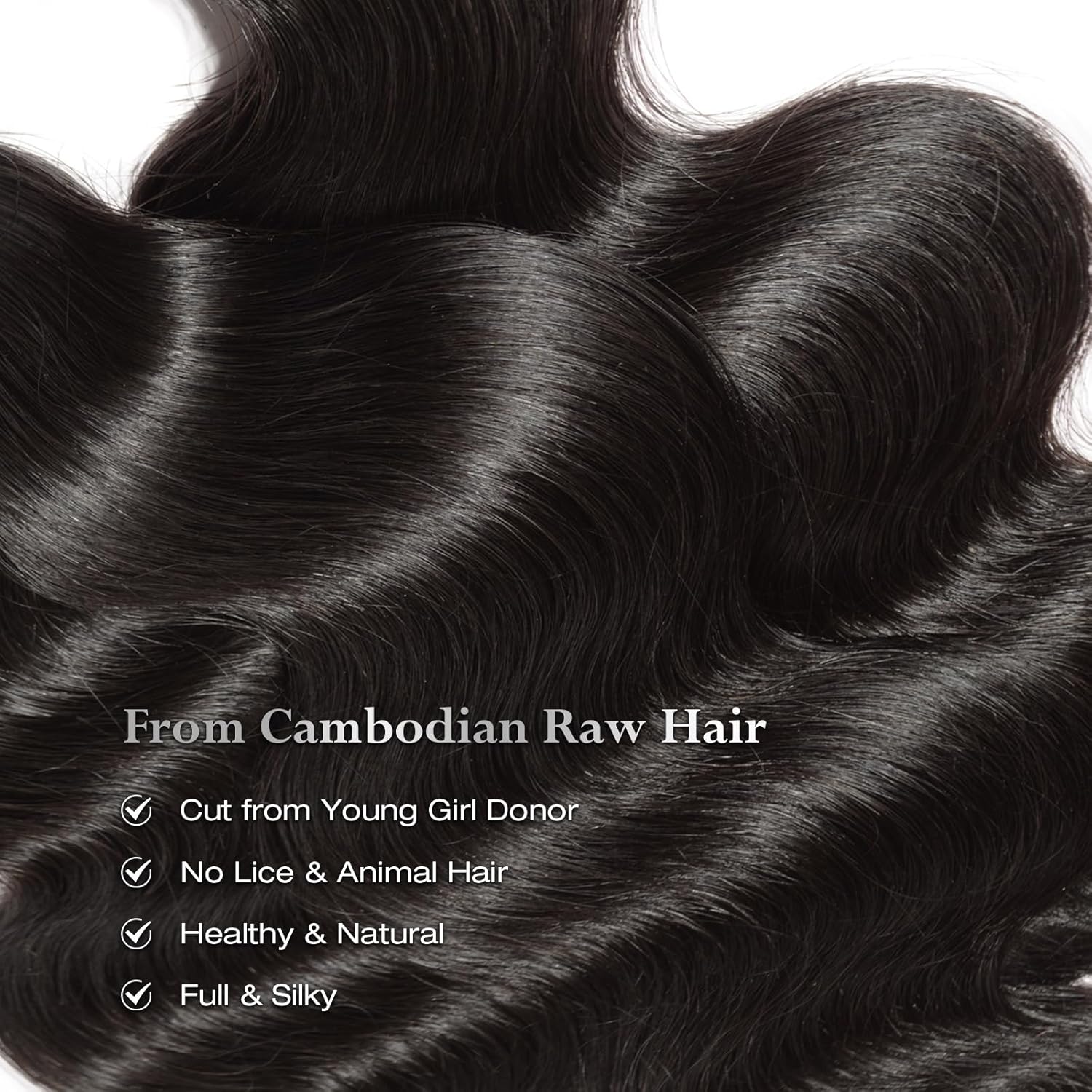 Thumbnail 3 de ASHINE Body Wave Human Hair Bundles 16 Inch