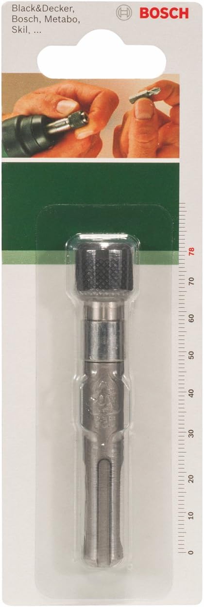 Detalle 2 de Bosch 2609255903 78 mm SDS-Plus Bit Holder with Quick Change and Magnet