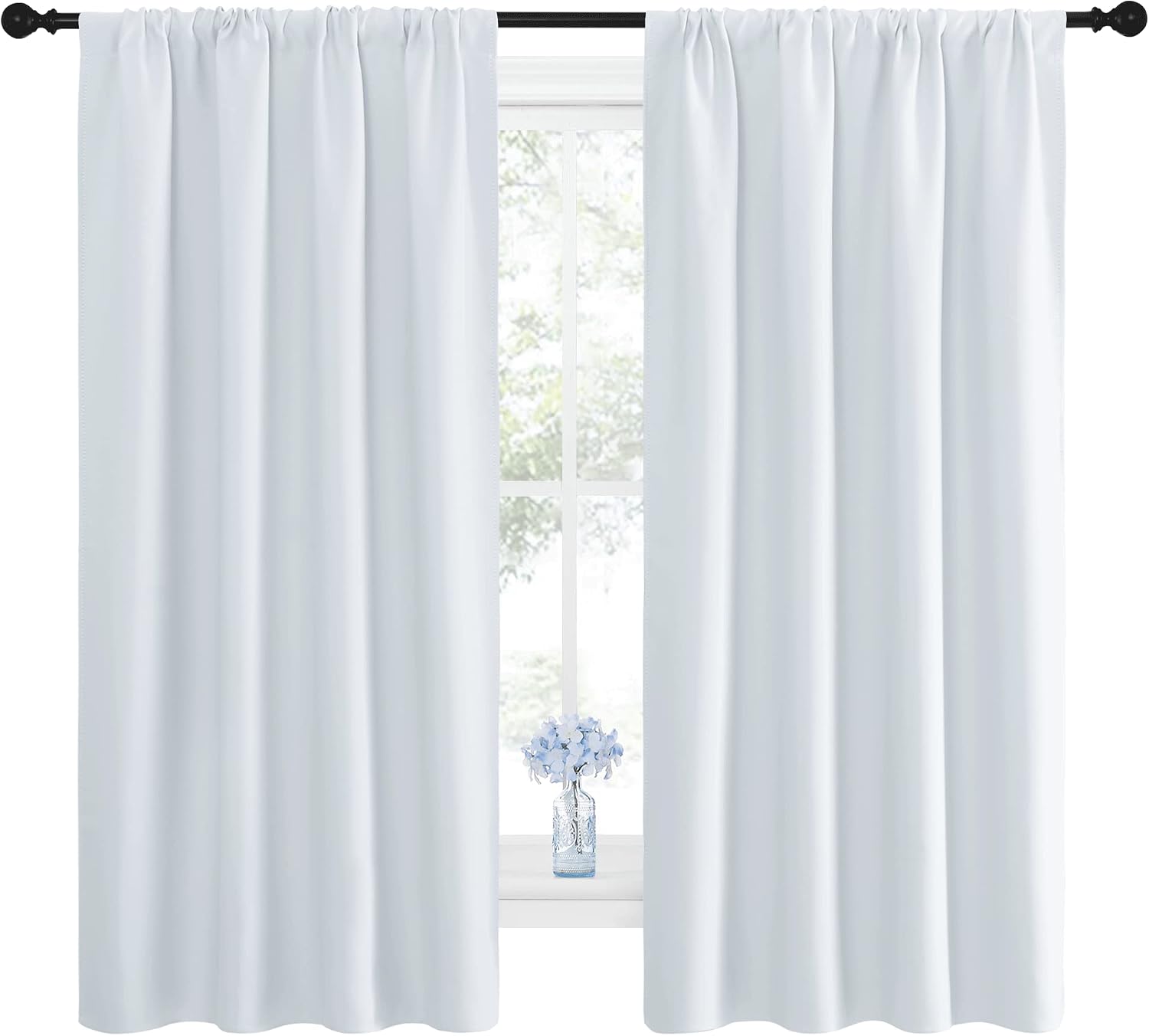 Detalle de NICETOWN Room-Darkening Curtain Panels, 42 x 63 Inches