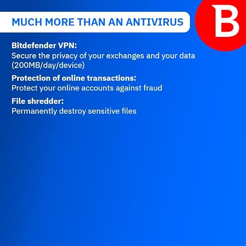 Detalle de Bitdefender Antivirus Plus for 3 Devices (1 Year) – PC Activation Code by Email