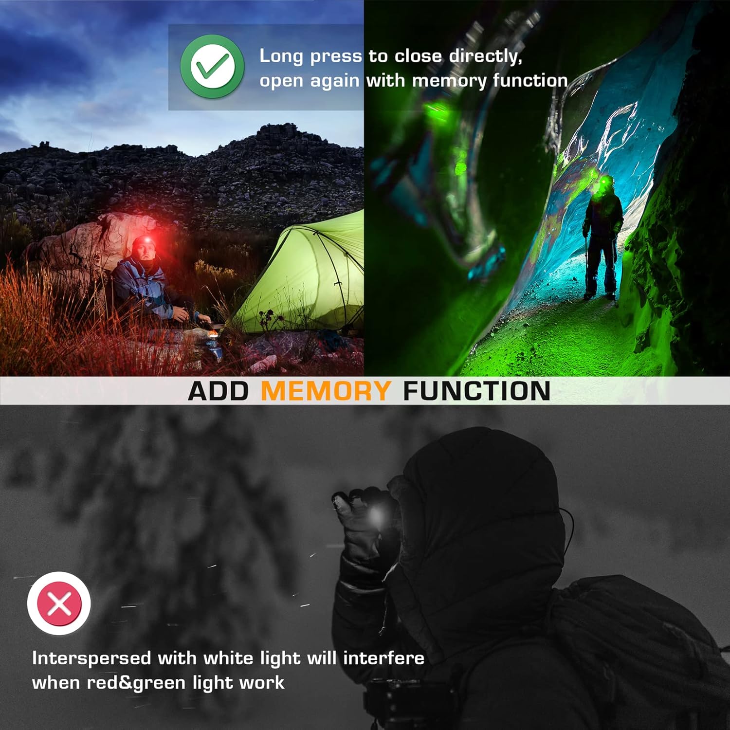 Thumbnail 5 de EverBrite Lampe frontale 300 lm, 5 modes