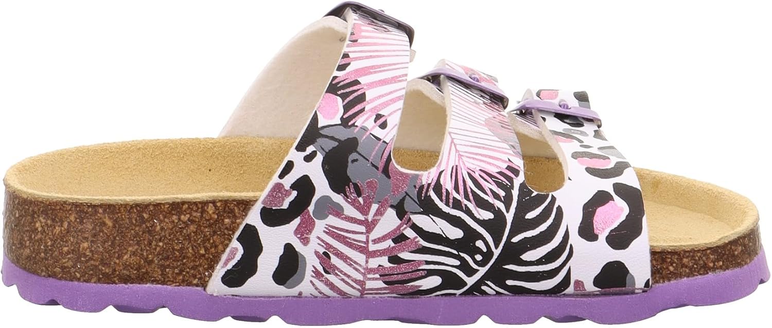Thumbnail 4 de Superfit Mädchen Fußbettpantoffel 1-800113 – Weiß Mehrfarbig, 29 EU
