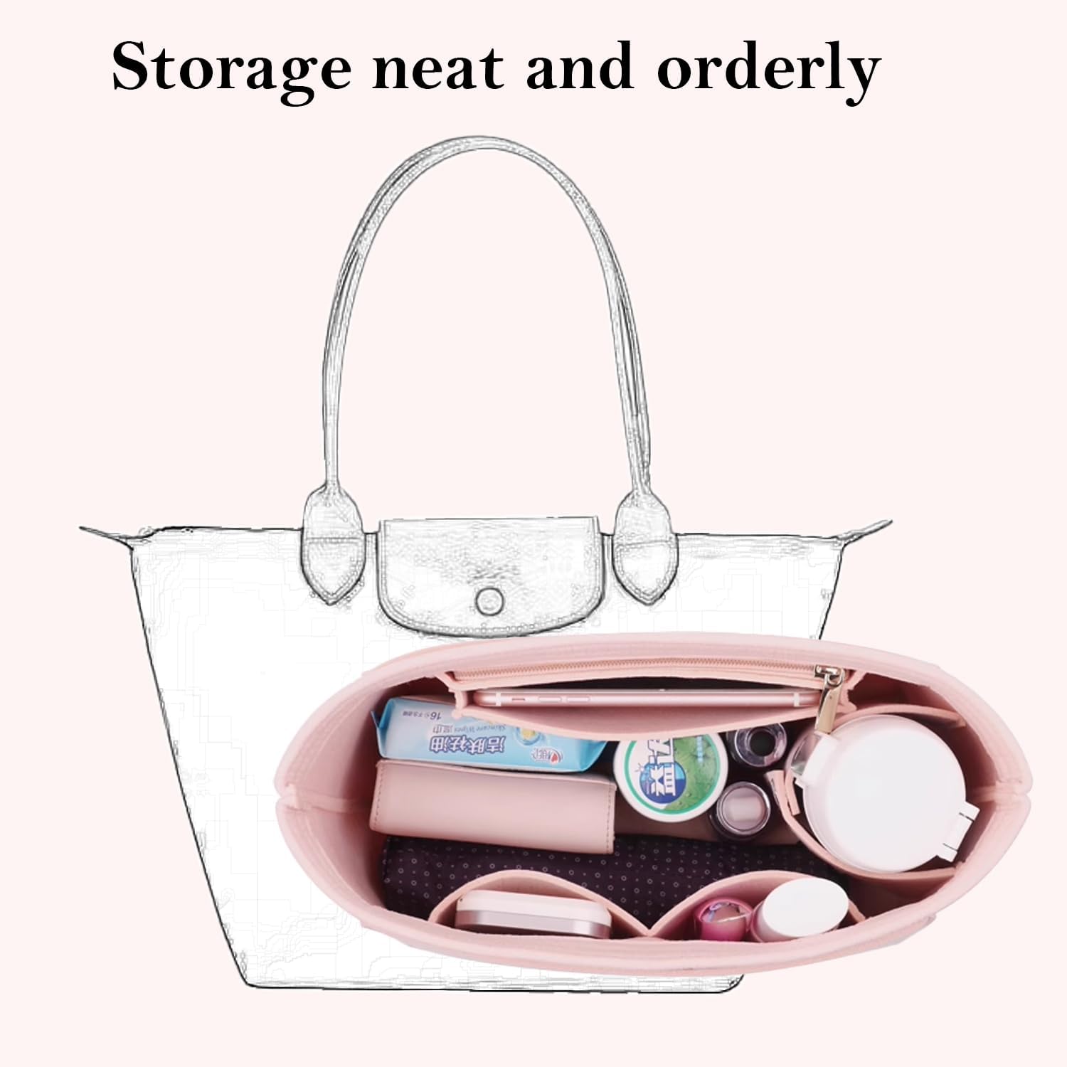 Thumbnail 3 de D.DUO Bag Insert Organizer for totes