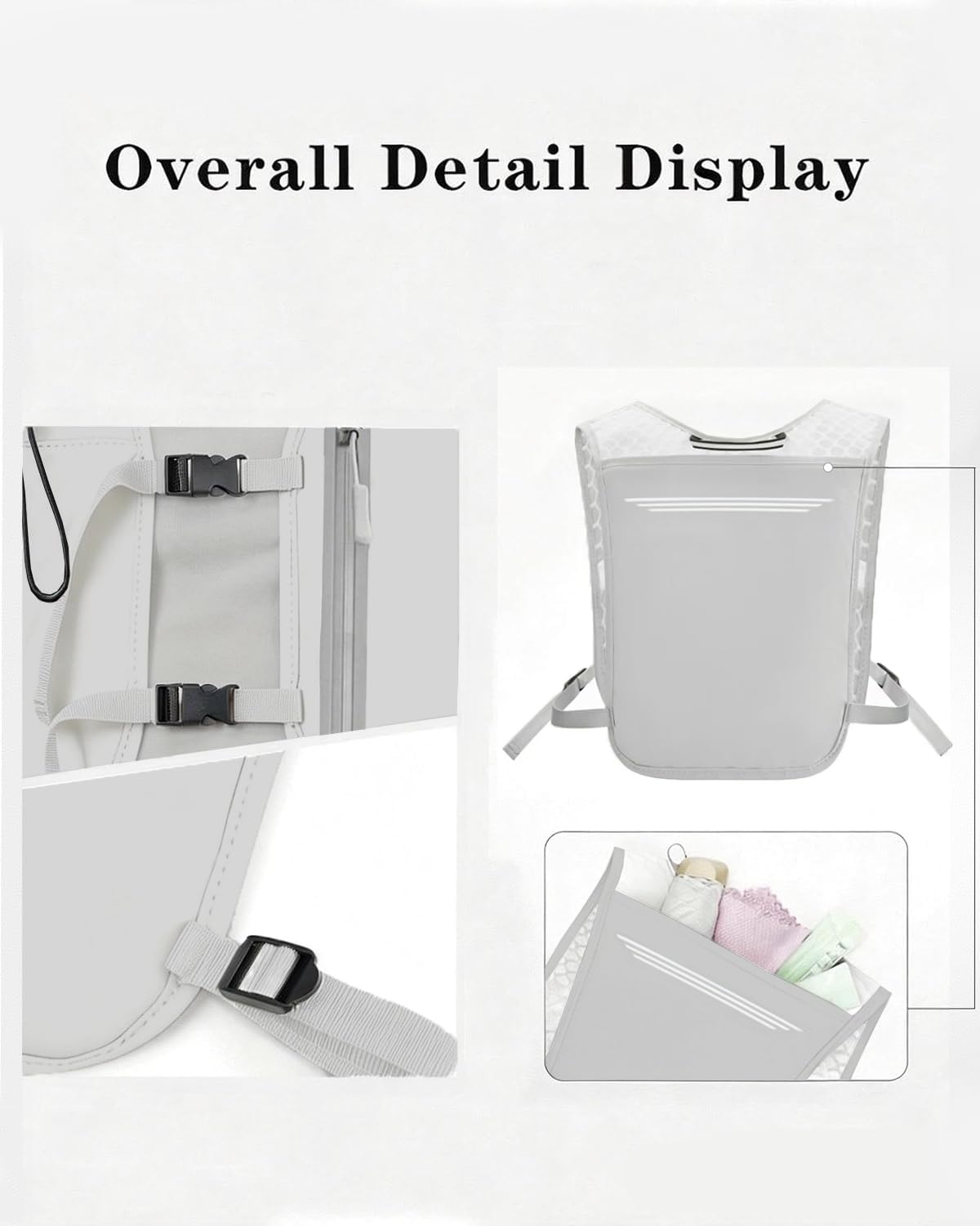 Thumbnail 6 de MOLICRAIN Running Vest Phone Holder: 5L Lightweight Hydration Vest for All‑Terrain Running