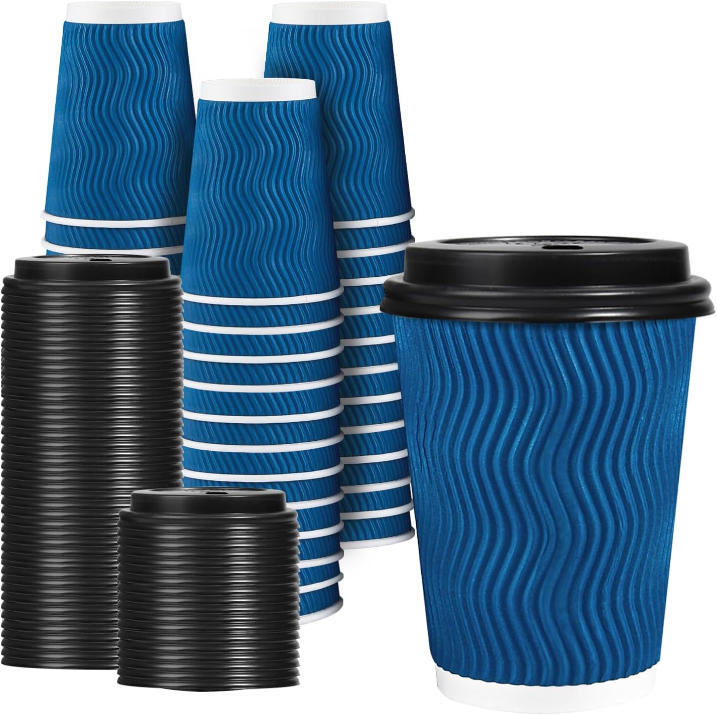 Detalle de Lamosi 12 oz Disposable Coffee Cups