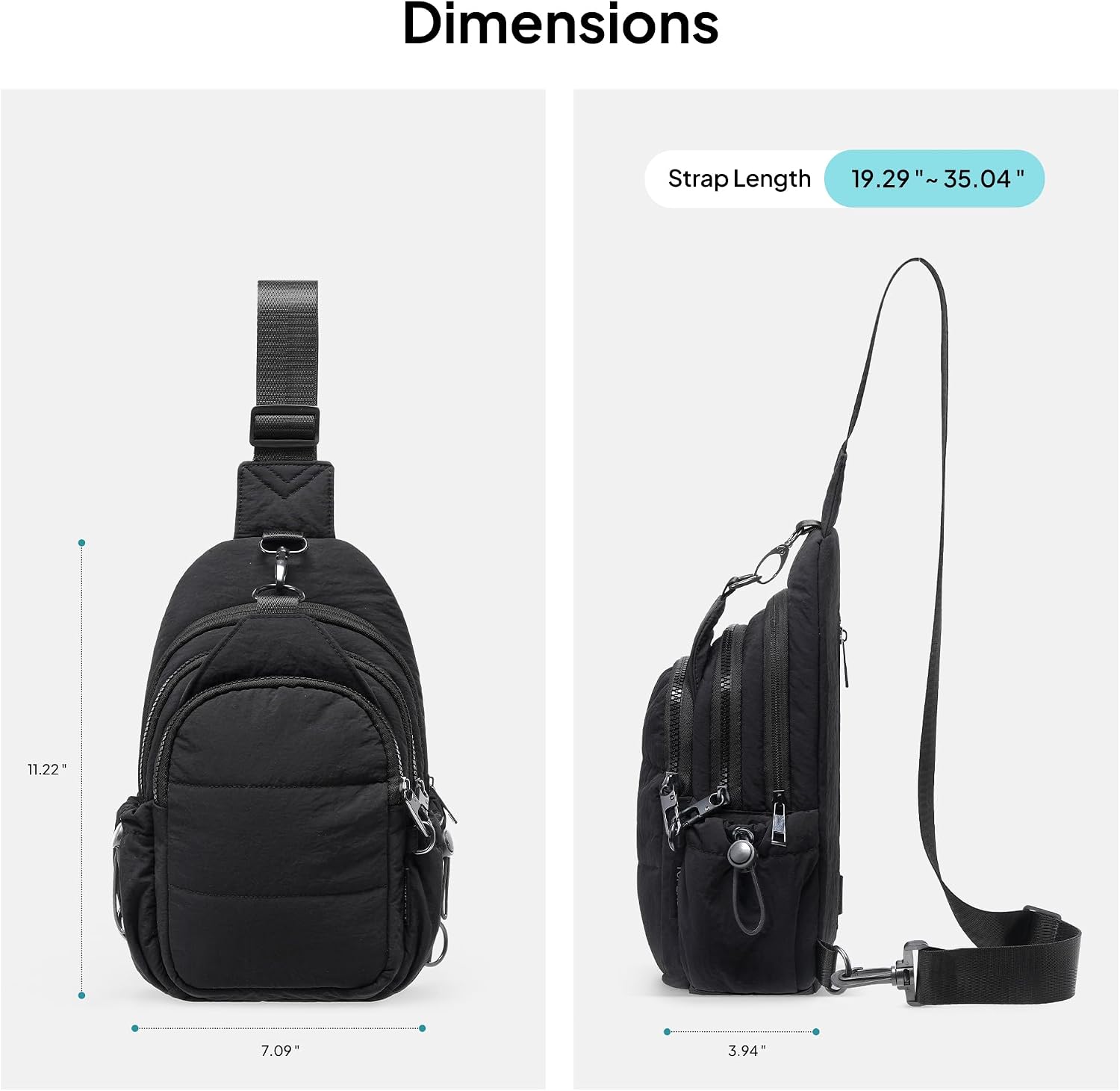 Detalle 1 de TOPEAST Crossbody Sling Bag 5L