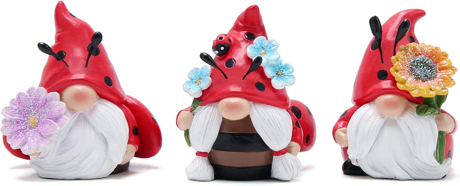 Thumbnail 5 de ZAWUU Lavender Gonk Gnomes Resin Ornaments – Purple Garden Gnomes for Home Décor