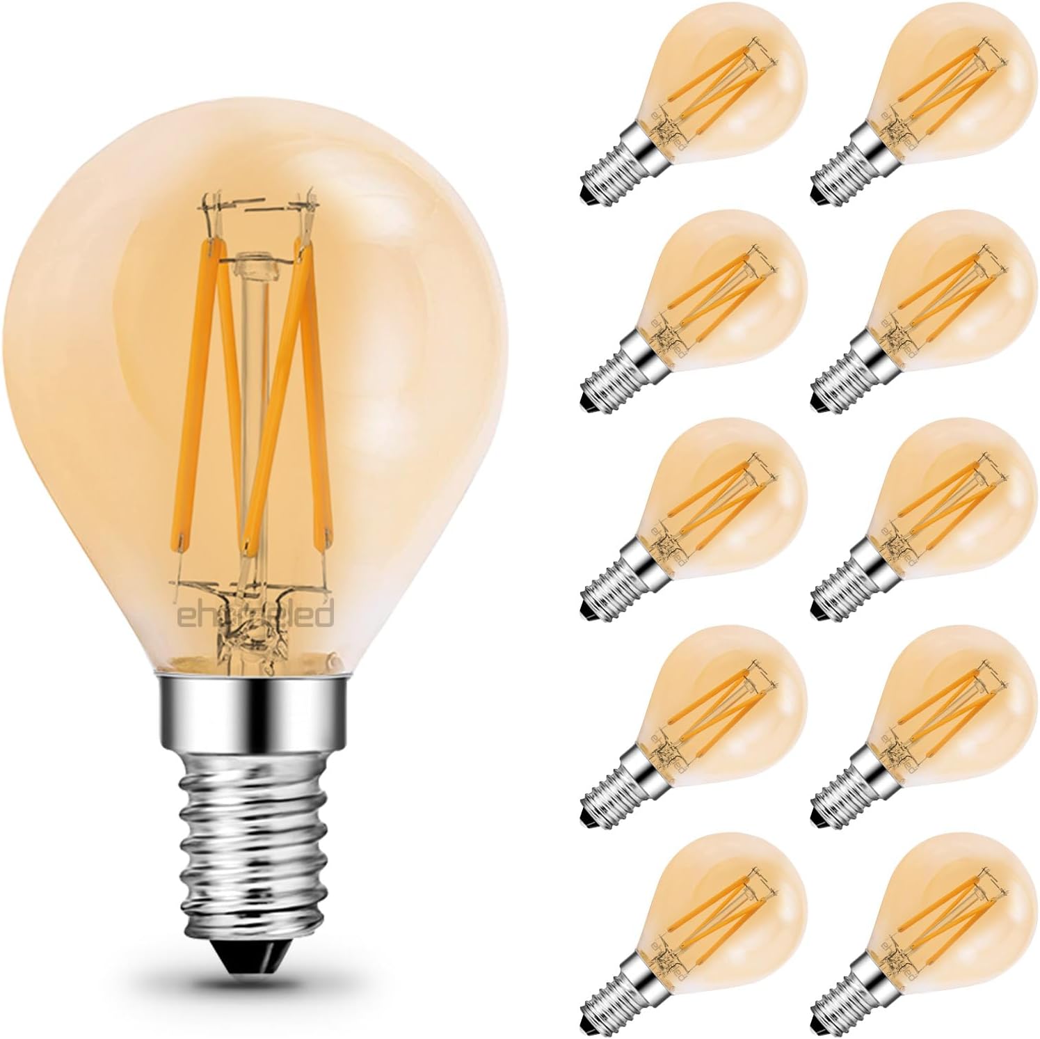 Detalle de ehomeled E14 G45 LED Glühbirne 2300K