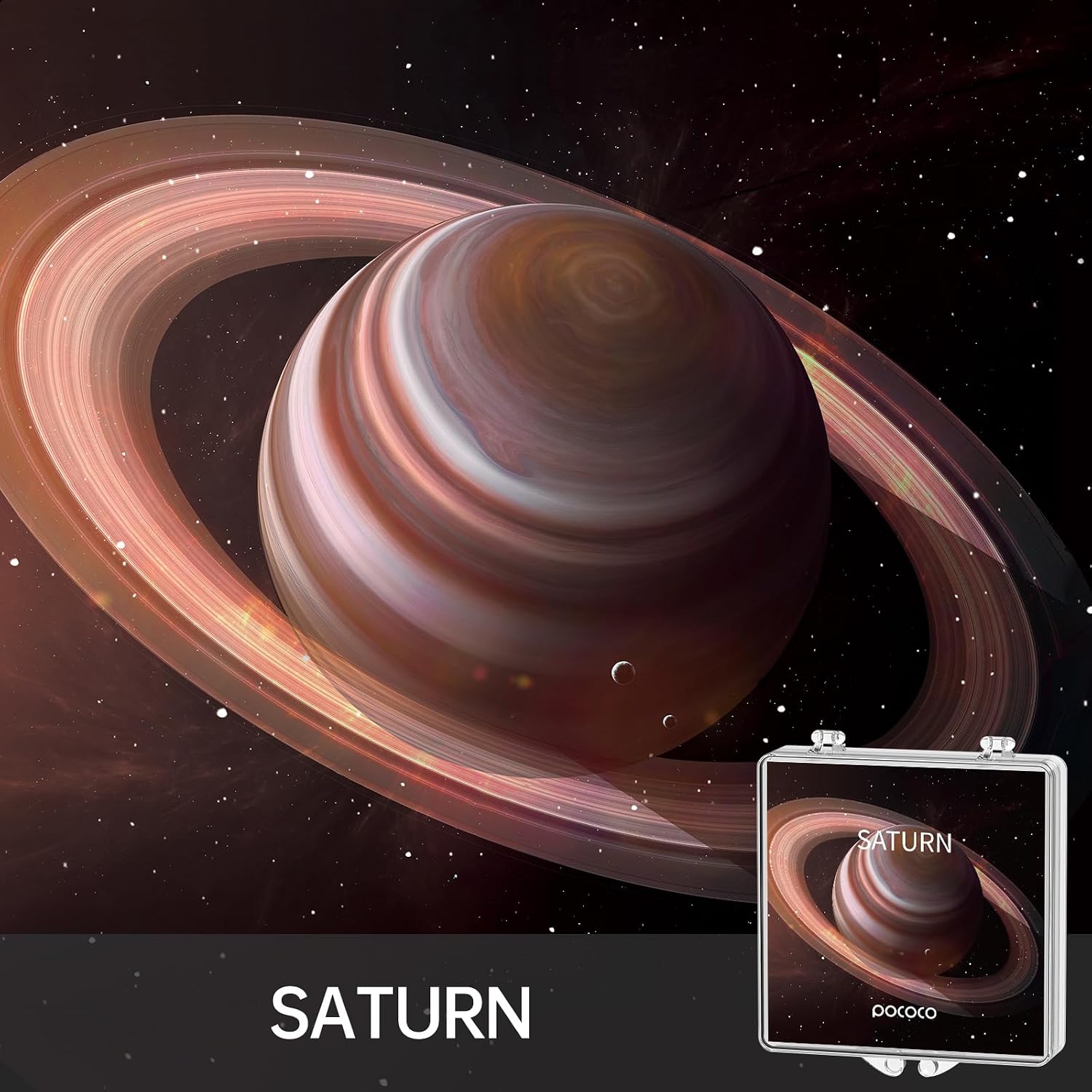 Detalle de Sonnensystem 8 Scheiben für POCOCO Galaxy Projector – passend für 5K Ultra HD