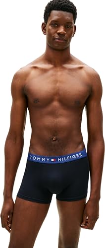 Thumbnail 7 de Tommy Hilfiger 3P Trunk WB UM0UM03908 – Boxer pour Homme Gris (Blu JN/WDG Blu/Blu Spl), Taille M