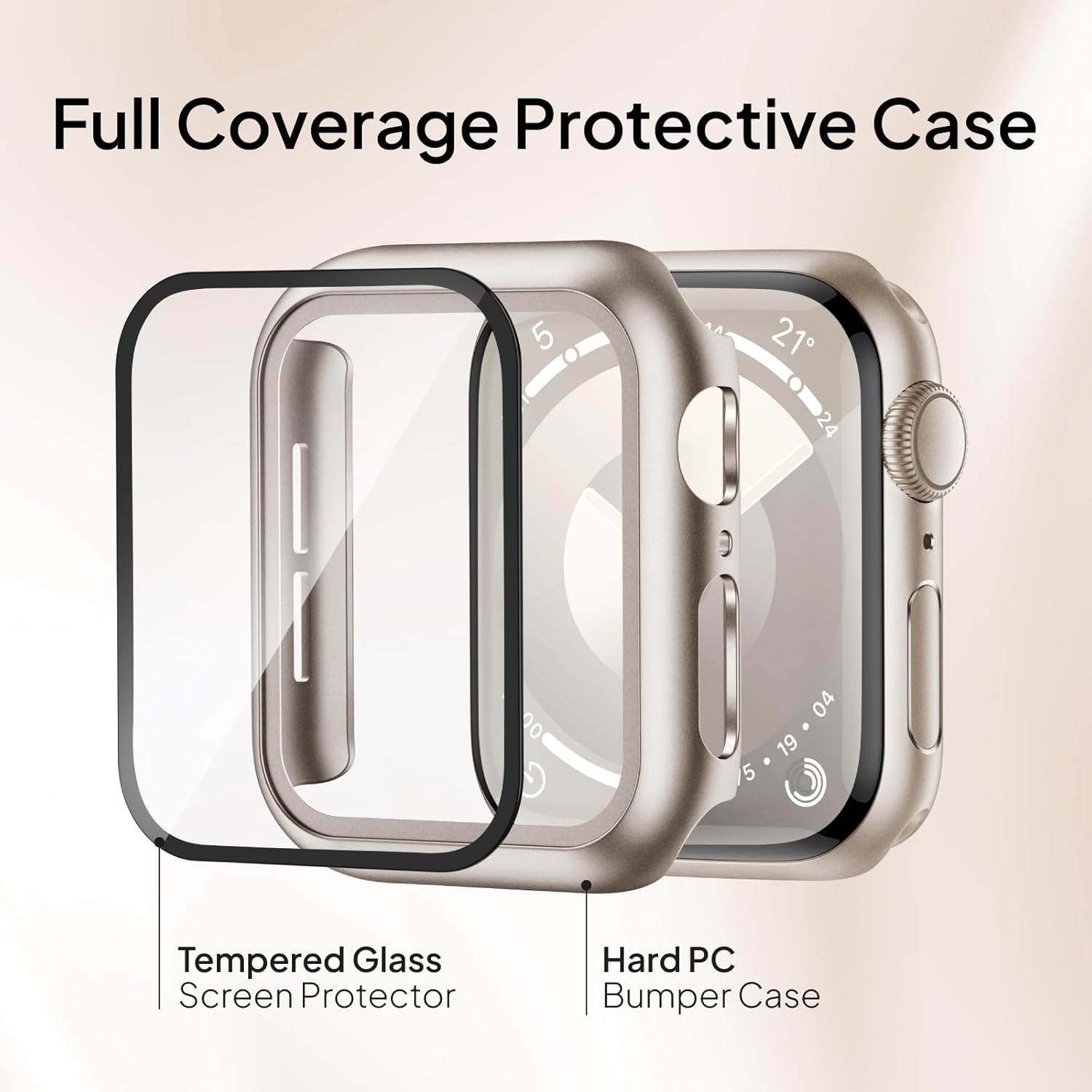 Thumbnail 2 de Raradev 3‑in‑1 braided strap and 9H screen protector for Apple Watch 42mm