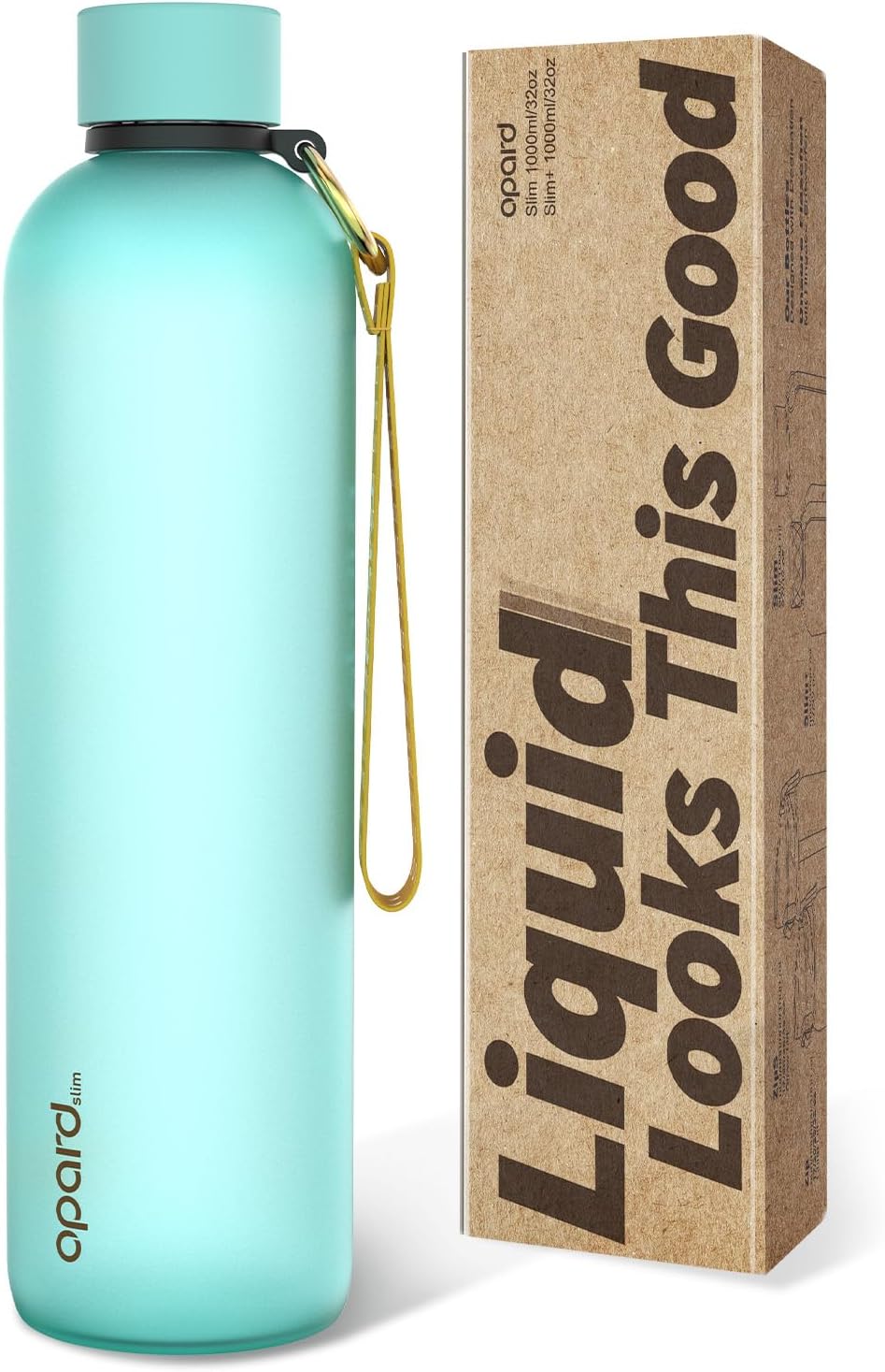 Detalle de Opard Slim Trinkflasche 1 l für Sprudel