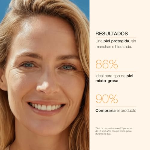 Detalle de Bella Aurora Protector Solar Facial Antimanchas SPF 50+ para Piel Mixta y Grasa