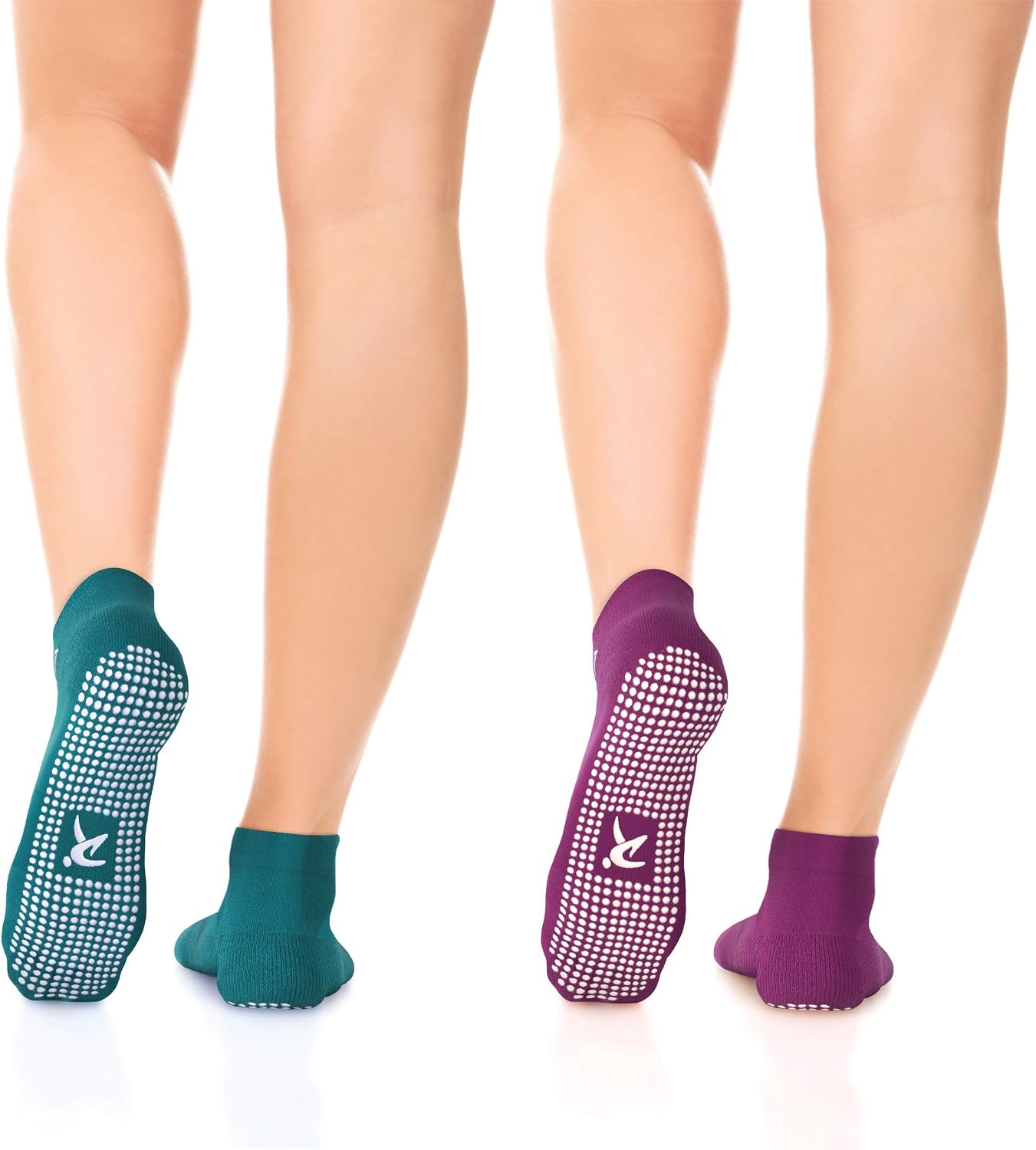 Thumbnail 1 de Rymora Non Slip Grip Socks (2 Pairs) – Ideal for Yoga, Pilates and More