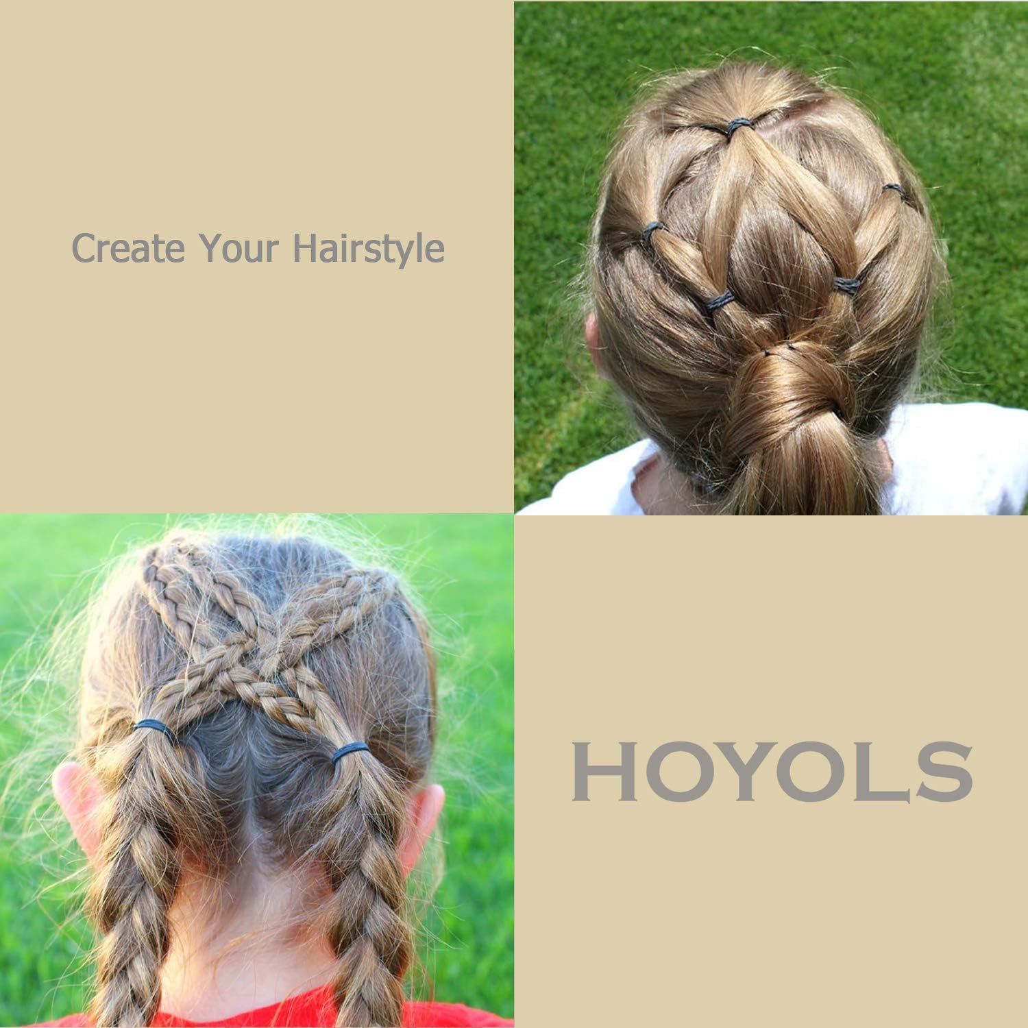 Thumbnail 5 de Hoyols élastiques cheveux marron, 1000 pièces