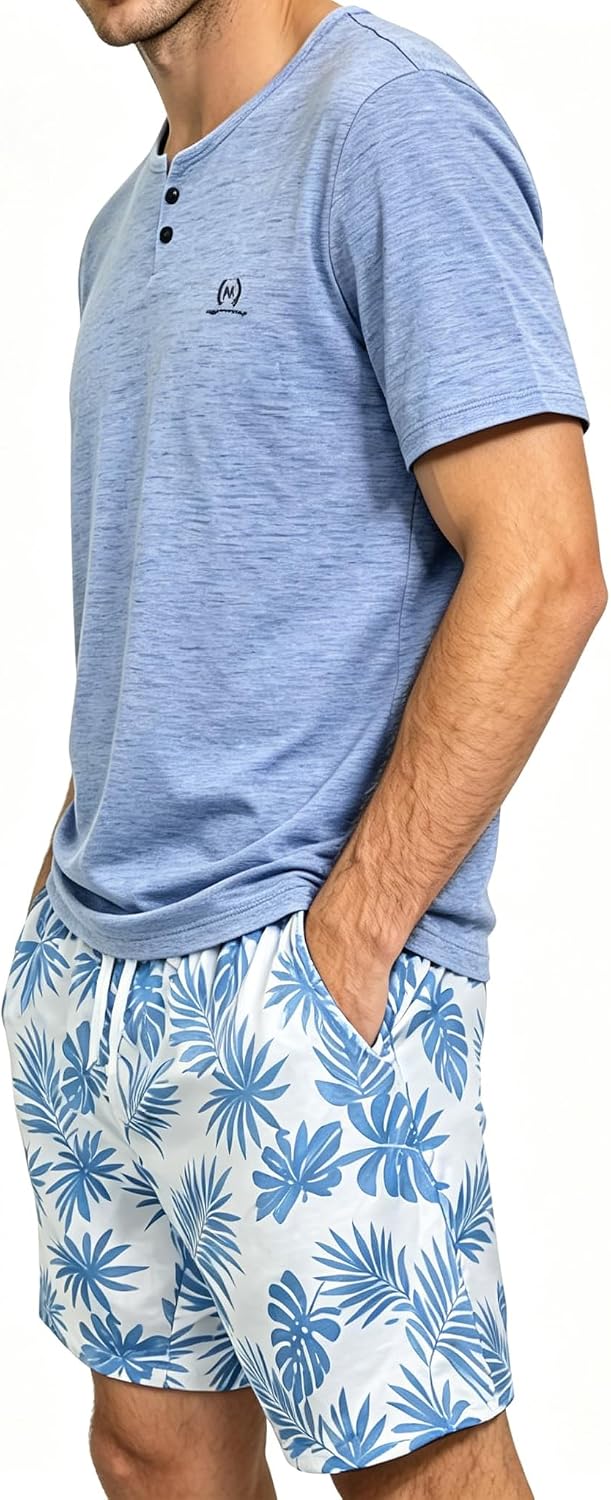 Thumbnail 1 de Zefortex Men's Pajama Lounge Set, 2-Piece