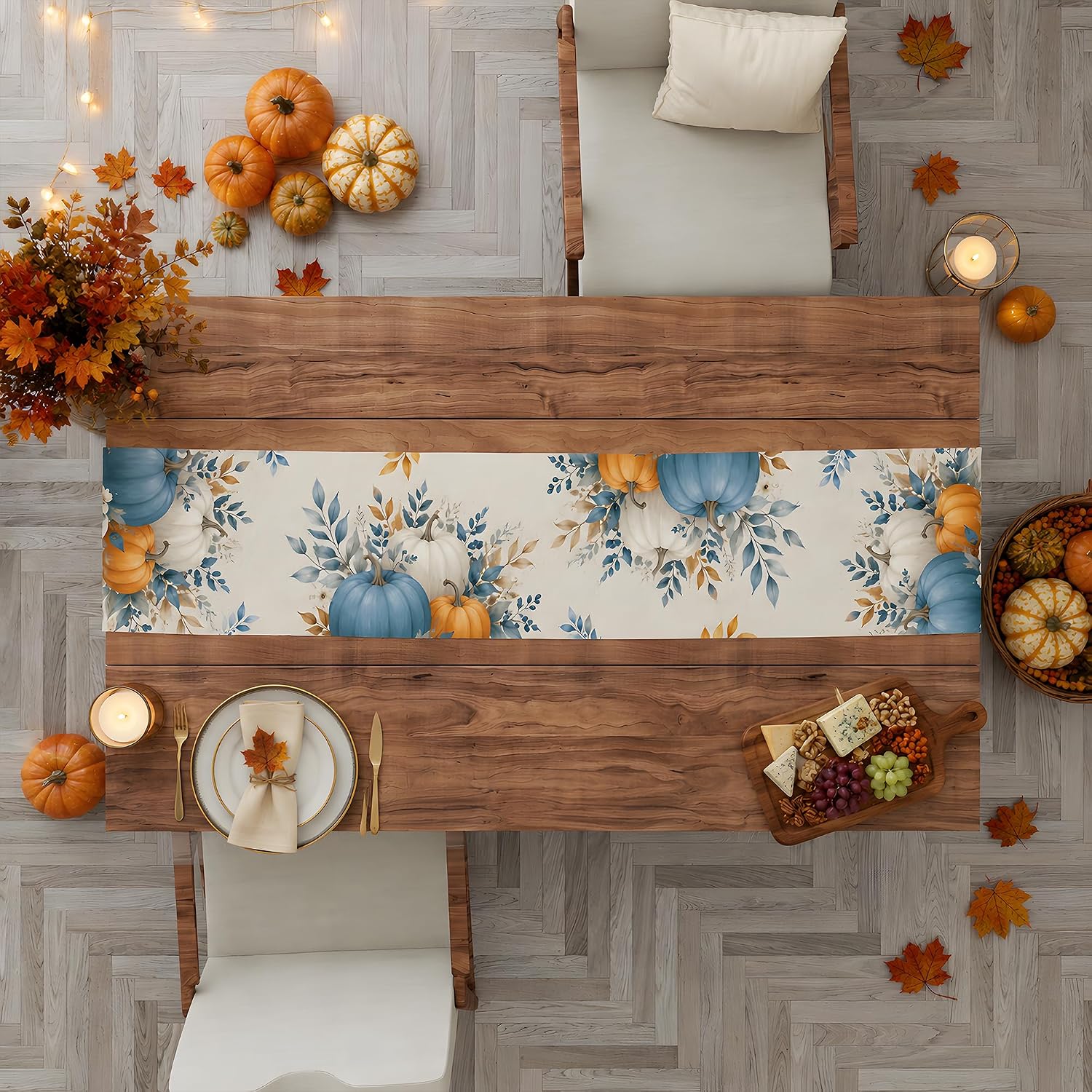 Thumbnail 5 de Fall Pumpkin Table Runner, Polyester