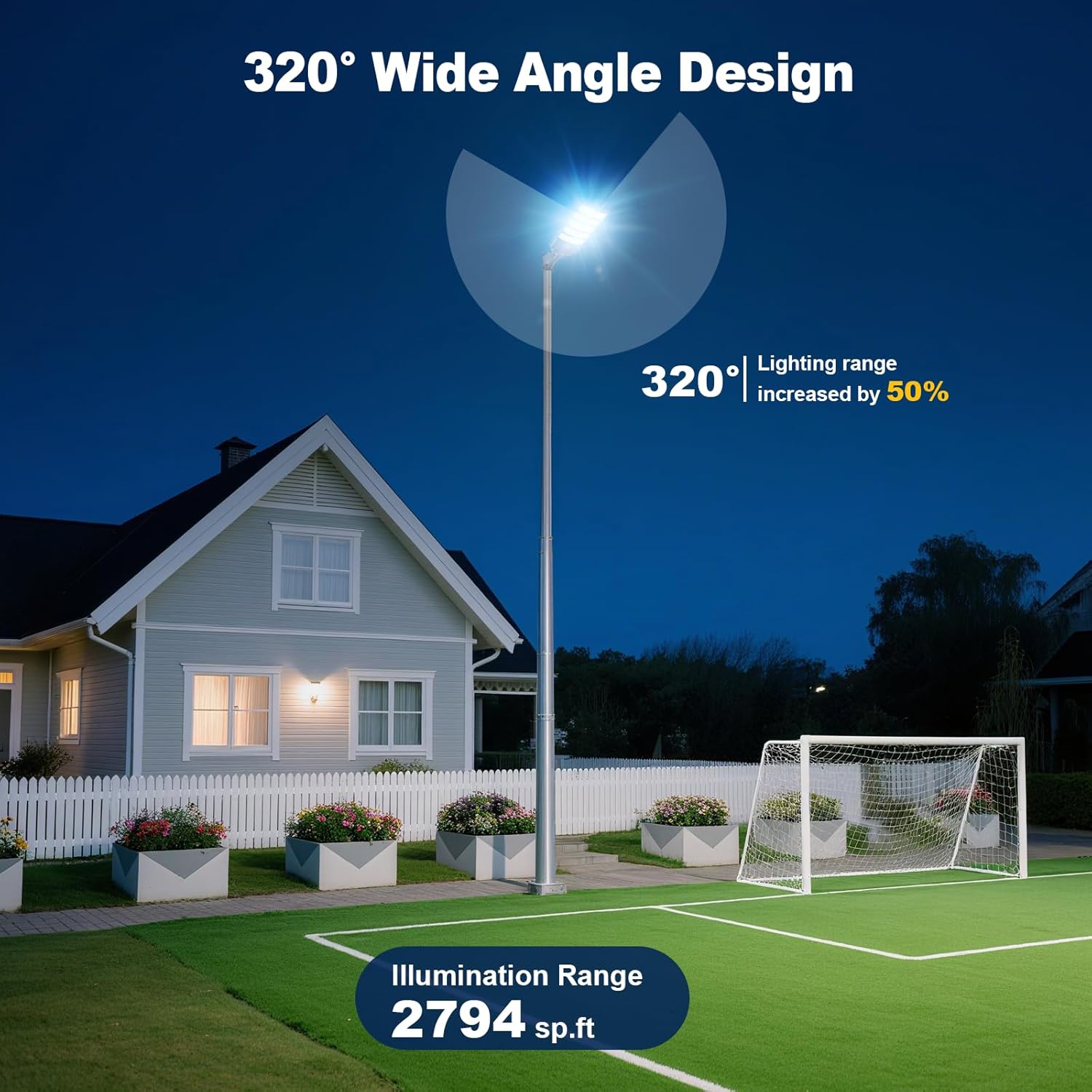Detalle 2 de YACAISI 6000W Solar Street Light 8500K