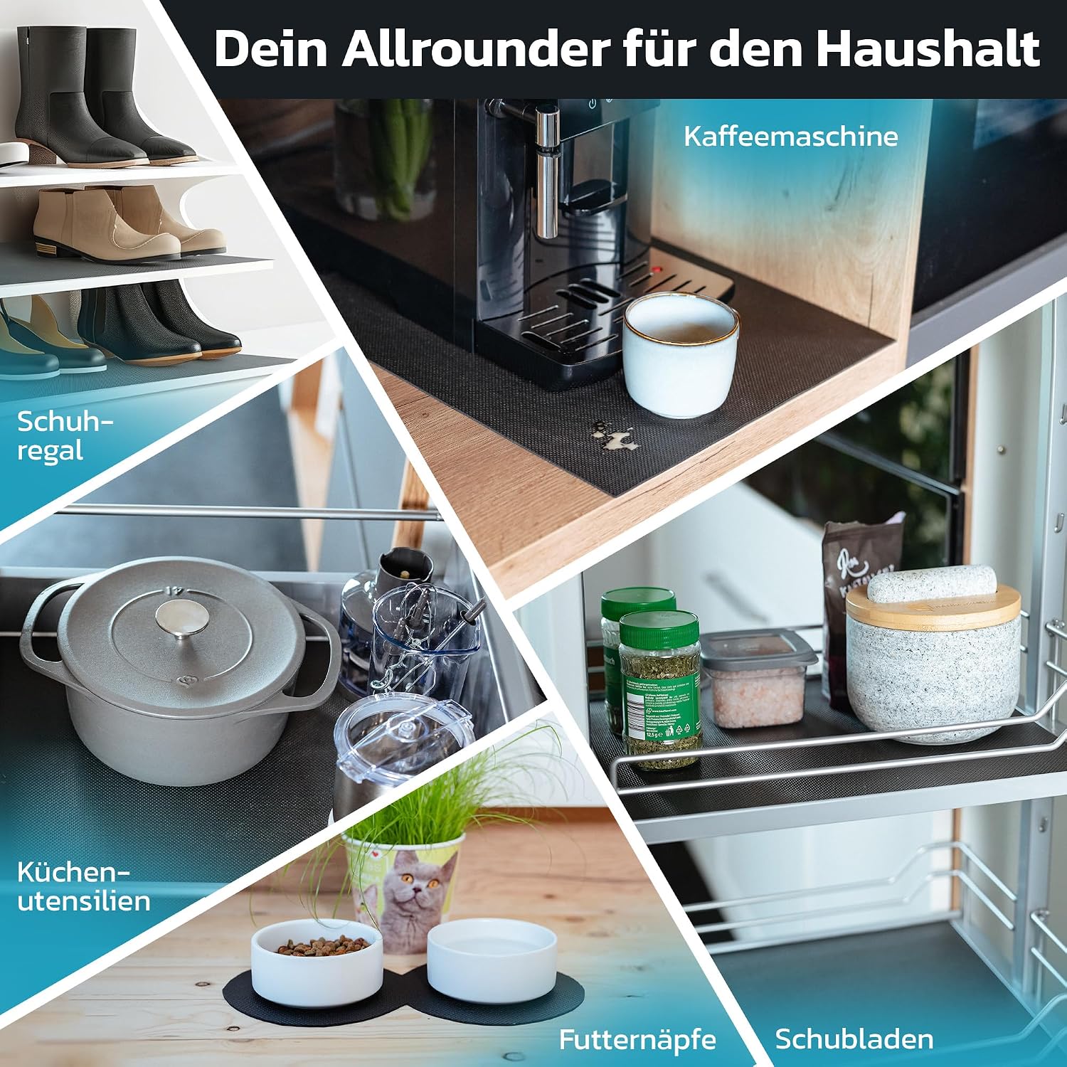 Thumbnail 6 de TRIBURG Universal Antirutsch Schmutzmatte 120x180 cm – wasserdicht, zuschneidbar, Kofferraummatte & mehr